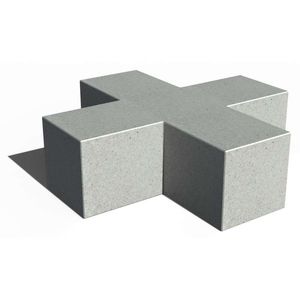 panca per spazi pubblici design minimalista 1