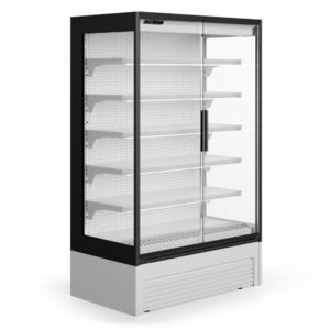 vetrina refrigerata con scaffali