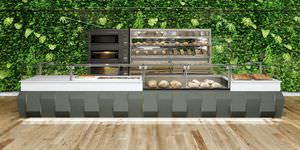 vetrina refrigerata espositiva / per ristorante / per negozio / per pasticceria