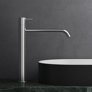 miscelatore per lavabo / in acciaio inox / da bagno / 1 foro