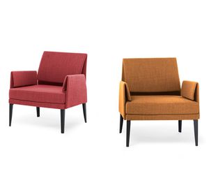 poltrona moderna / in tessuto / contract