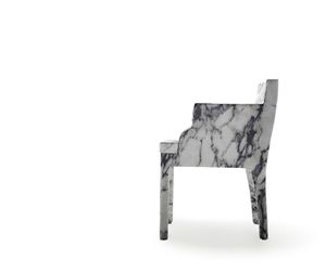 poltrona design originale / in tessuto