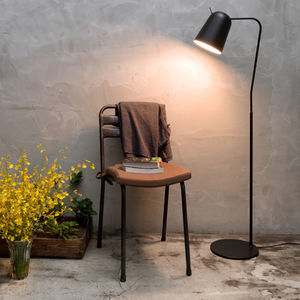 lampada da terra / moderna / in acciaio / regolabile