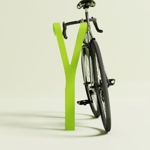 poggia-biciclette a pavimento