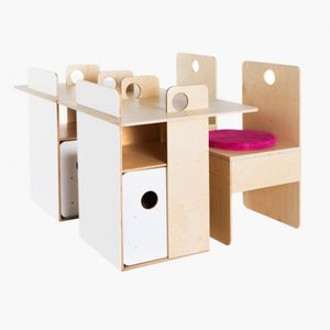 set tavolo e sedia contemporaneo
