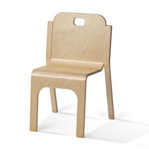 sedia moderna / impilabile / piedi standard / per bambini