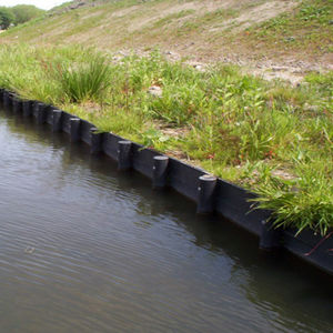 muro di contenimento in plastica riciclata 1
