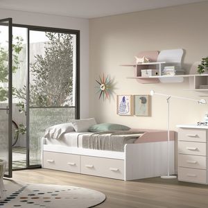 letto con letto estraibile