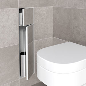 portascopino per WC in acciaio inossidabile / da parete