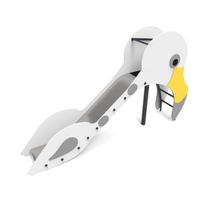 scivolo dritto / per parco giochi / in acciaio inossidabile / multiplo
