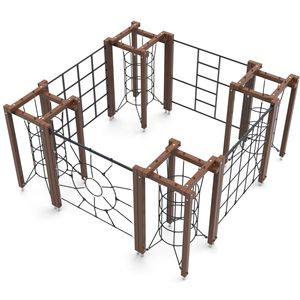 struttura d'arrampicata per parco giochi