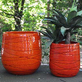 vaso da giardino in terracotta