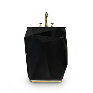 lavabo da terra / in legno / design originale