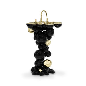 lavabo da terra / in ottone / in alluminio / design originale