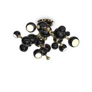 plafoniera moderna / in alluminio / in ottone / da interno