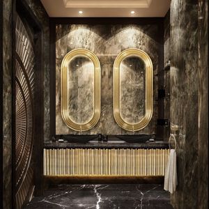 specchio da bagno a muro