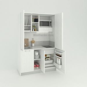 mini cucina a scomparsa / compatta / per uso contract