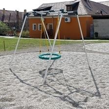 altalena in alluminio