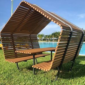 tavolo da picnic contemporaneo
