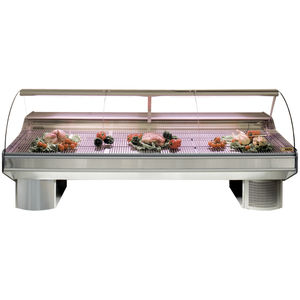 vetrina refrigerata espositiva / illuminata / per macelleria