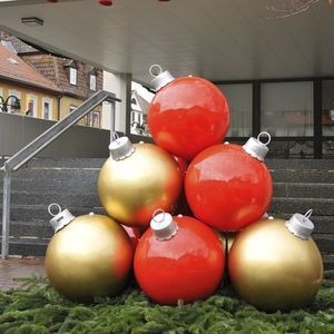 decorazione natalizia in fibra di vetro