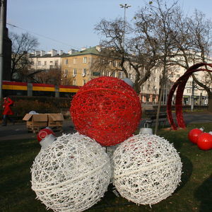 decorazione natalizia in fibra di vetro