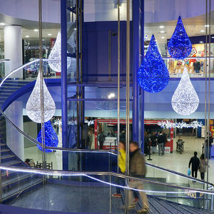 decorazioni natalizie luminose 3D