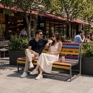 panca per spazi pubblici contemporanea 1