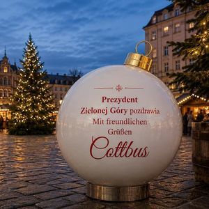decorazione natalizia in fibra di vetro
