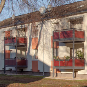 ringhiera in alluminio