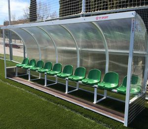 panca da calcio / moderna / in acciaio / in plastica