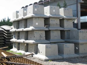 plinto prefabbricato