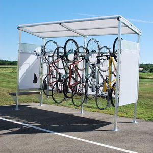 pensilina per biciclette per spazi pubblici 1