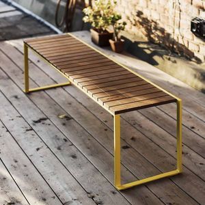 panca da giardino contemporanea 1