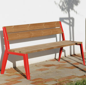 panca da giardino contemporanea