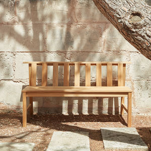 panca da giardino contemporanea