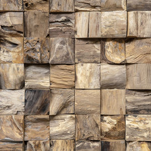 rivestimento murale in teak