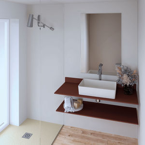 piano lavabo in resina 1