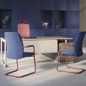 sedia visitatore design minimalista