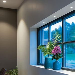 downlight da incasso a soffitto / LED / tondo / in alluminio