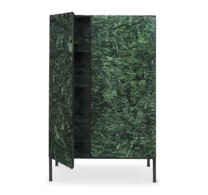 credenza alta / moderna / in legno / verde