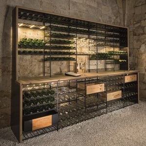 armadietto portabottiglie contract