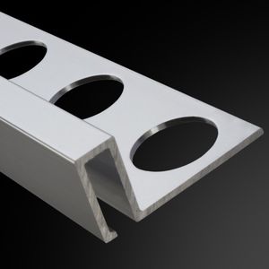 profilo di finitura in alluminio