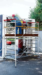 ponteggio in acciaio galvanizzato 1