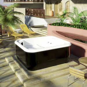 spa fuoriterra / rettangolare / 3 posti / da esterno