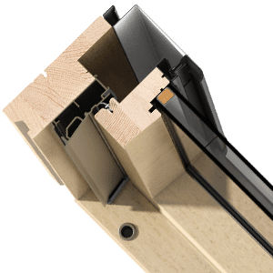 profilato per finestra in legno ricostituito / a isolamento termico