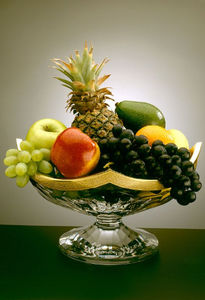 fruttiera in platino