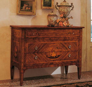 cassettone in stile / in legno / fatto a mano