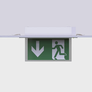 illuminazione di emergenza da incasso a soffitto