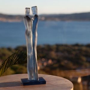 scultura in cristallo